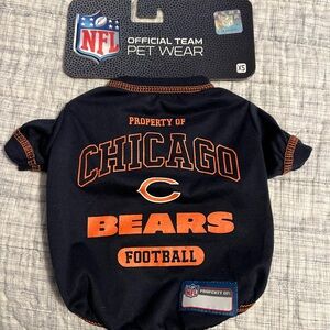 NFL Chicago Bears Pet Wear in Black and Orange